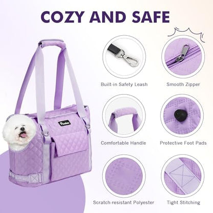 Pawaboo Dog Purse Carrier for Small Dogs with Pocket,Up to 11Lbs - Image 6