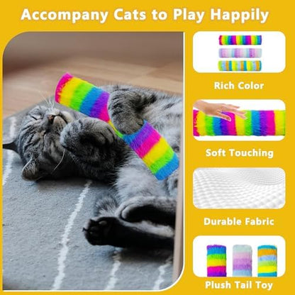 3 Pack Catnip Toys,Soft and Durable Cat Pillows Toys, Funny cat Toy - Image 4