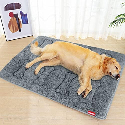 Dog Bed Crate Mat(42" X 28") 2 Pack, Soft Plush Dog Bed Pad - Image 5