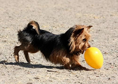 Jolly Pets Jolly Egg Dog Toy, 8 Inches/Medium, Yellow (Pack of 2) - Image 2