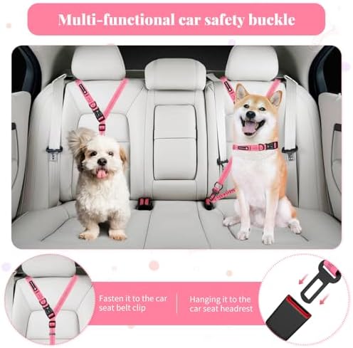 Heavy Duty Hands Free Multifunctional Dog Leash - Adjustable, Reflective, Waist Leash for Dog Walking, Running, Hiking - 5-7FT - Image 5