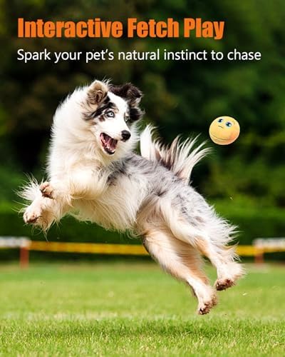 Squeaky Dog Toys, Stuffed Plush Puppy Toy Balls to Keep Them Busy, (4 Pack) Interactive Funny Pet Ball with Squeaker for Puppies Small Breed Medium Dogs - Image 4