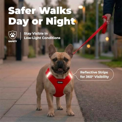 Voyager Step-in Air Dog Vest Harness - Red, XX-Small - Image 4