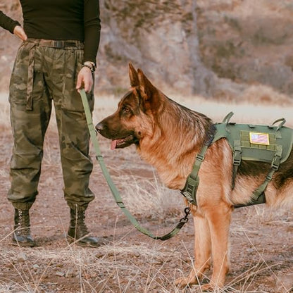 Forestpaw Tactical Dog Leash for Large Dogs, Green, 4-5FT - Image 4