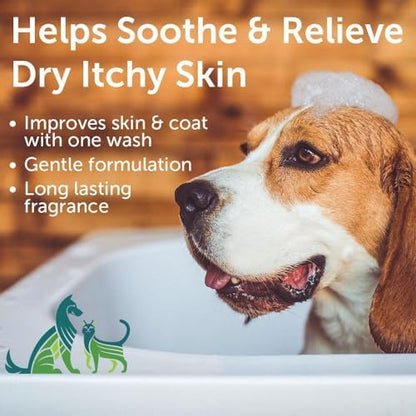 Nootie Cucumber Melon Pet Shampoo for Dogs & Cats, Gentle Oatmeal Formula - Image 2
