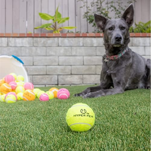Hyper Pet Tennis Balls for Dogs, Pet Safe Dog Toys for Exercise and Training, Pack of 4, Green - Image 4