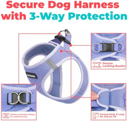 Voyager Step-in Air Dog Vest Harness - Lavender, XX-Small - Image 2
