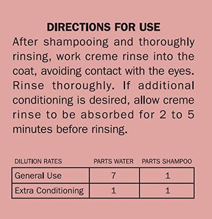 Davis Manufacturing Hypoallergenic Pet Crème Rinse, 12 oz, White (HCR12) - Image 5