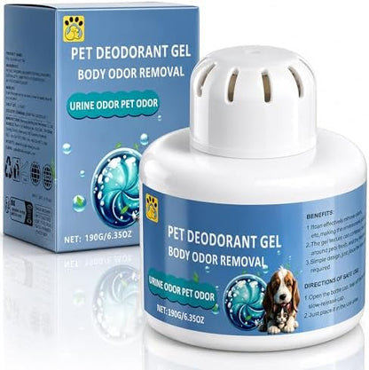 Pet Odor Eliminator for Strong Odor Gel, Pet Odor Eliminator Gel with Natural Tea Tree Oil, Air Fresheners Eco-Friendly, Safe Pet Deodorizer for Dog and Cat by Unknown