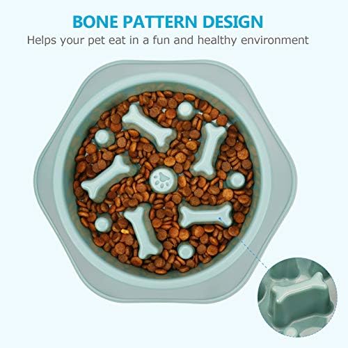 UPSKY Slow Feeder Dog Bowl Anti-Chocking Slower Feeding Pet Puzzle Bowls - Image 3