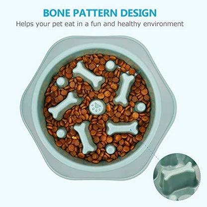 UPSKY Slow Feeder Dog Bowl Anti-Chocking Slower Feeding Pet Puzzle Bowls - Image 3