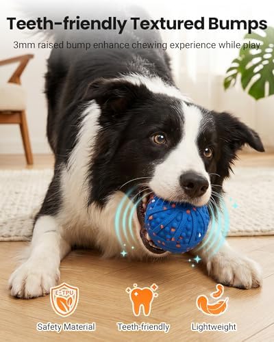 Interactive Dog Toys with Teeth-Friendly Bumps, 3 Modes, ETPU Material - Image 2