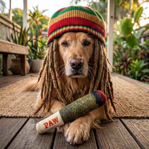 Nestpark Doggy Doobie - Funny Dog Toys - Plush Squeaky Toys for Medium, Small and Large - Cool Stuffed for Dog Birthday - Image 4