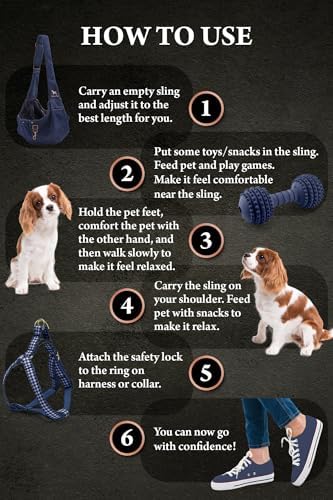 Noah & Paw Dog Sling Carrier for Small Dogs 3-10lb, Dog Sling for Small Dogs and Cats, Dog Carrier with Adjustable Padded Strap, Premium Denim, Lined with Fur, Double Safety Feature, Machine Washable - Image 6