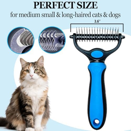 Pet Dematting Comb for Dogs and Cats Pet Pro Grooming Tool - Image 4