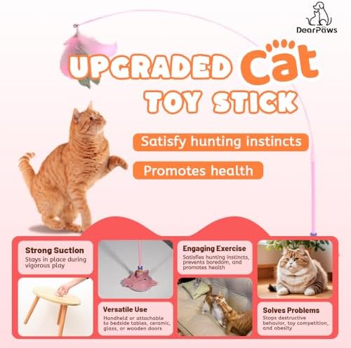 3-in-1 Cat Toy and Cat Window Perch, Window-Mounted Hammock with Scratching Board, Interactive Teaser Wand, Smart Ball with LED Lights - Image 4