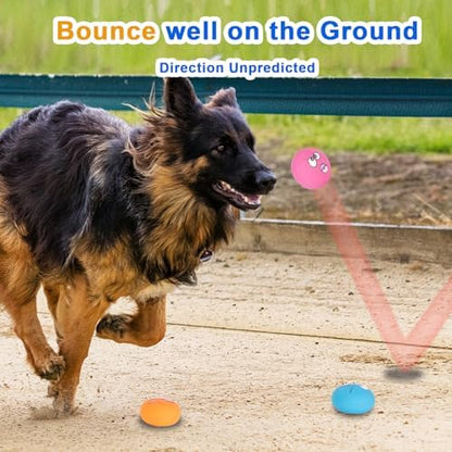 Dog Squeaky Toys Fun Facial Expression Latex Squeaky Dog Balls Large Size Chewing Rubber Soft Interactive Fetch Play Balls for Big Dogs (3 PCS) - Image 4