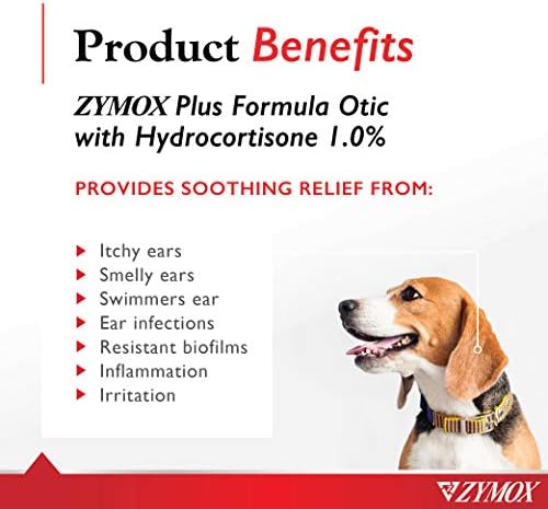 Zymox Advanced Formula Otic Plus Enzymatic Ear Solution for Dogs and Cats - Image 2