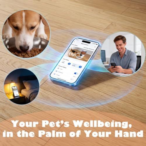 Automatic Cat Feeder with Camera, 6L Smart Pet Food Dispenser - Image 6