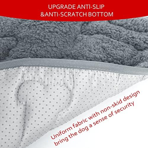 Dog Bed Crate Mat(42" X 28") 2 Pack, Soft Plush Dog Bed Pad - Image 3