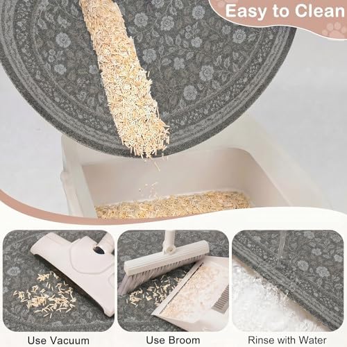 Bienbee Cat Litter Mat, 33" x 22" Dense Trapping Mesh for Litter Boxes - Image 6