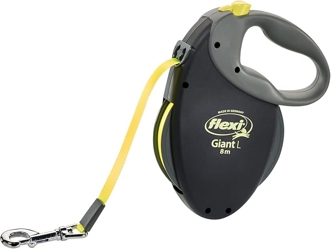 Automatic Leash Flexi Giant Neon Tape XL 8M