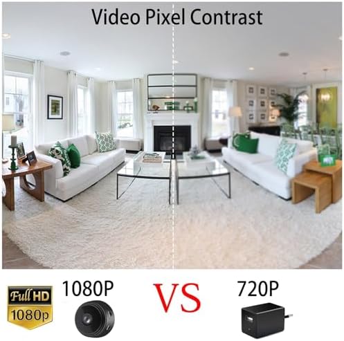 WiFi Camera Night Vision, Motion Detection Nanny Cameras - Small Wireless Camera for Pet/Nanny Monitor Pan/Motion Detection - HD 1080P - Image 3