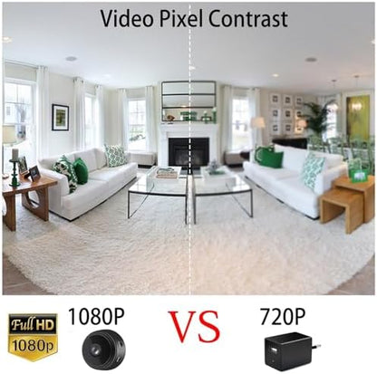 WiFi Camera Night Vision, Motion Detection Nanny Cameras - Small Wireless Camera for Pet/Nanny Monitor Pan/Motion Detection - HD 1080P - Image 3