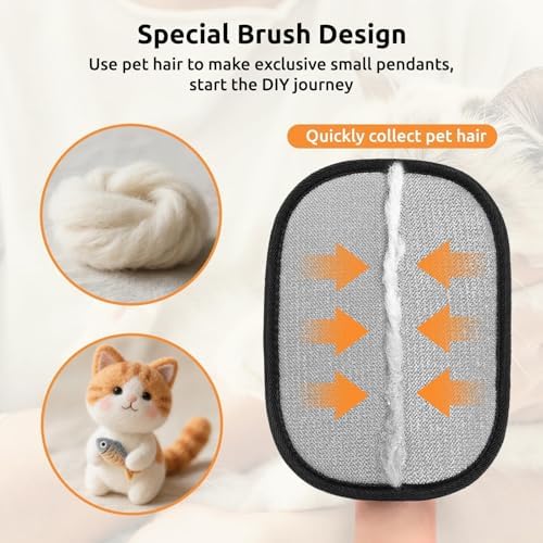 SAWMONG Pet Hair Removal Glove, 2Pcs Cat & Dog Reusable Pet Hair Remover Gloves New Upgrade, Grooming Pet Hair Remover Tool, Alternative to Lint Rollers - Image 2