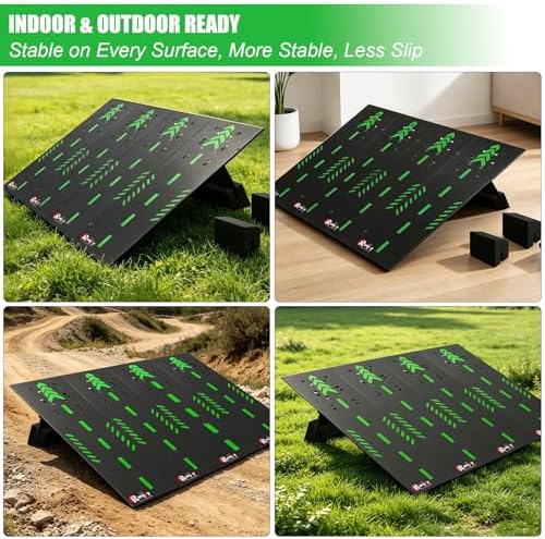 RC Car Jumping Ramp for 1/10 1/12 1/14 1/16 1/18 1/24 Scale, w/Foam Base - Image 5