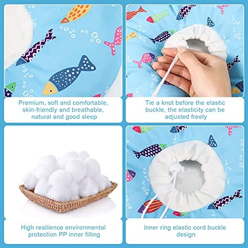 Cat Cone Collar Soft Cute Adjustable Cat Donut Recovery Collar - Image 3