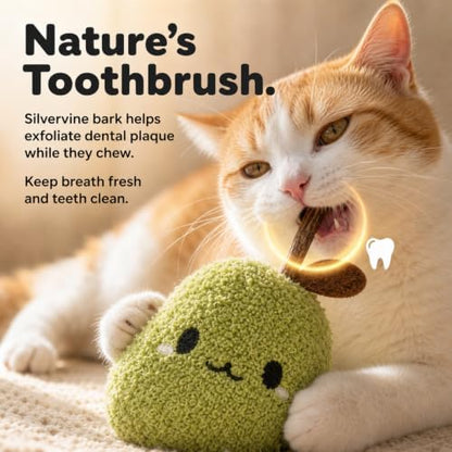 Durable and lnteractive Cat Teething Stick Toys: Chewing Stick, Grinding Teeth Rod, and chewable Cat Doll for Your Pet's Entertainment (Green) - Image 6