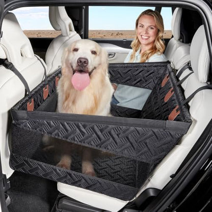 YJGF Large Dog Car Seat Large Size Dog,Pet Car Seat Cover for Back Seat Extende,Pet Booster by YJGF