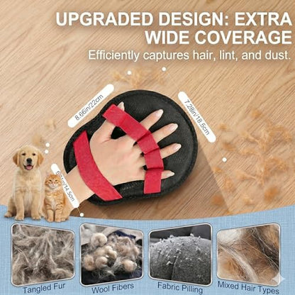 Pet Hair Removal Glove, Reusable Pet Hair Remover for Laundry, Dogs & Cats - Image 3