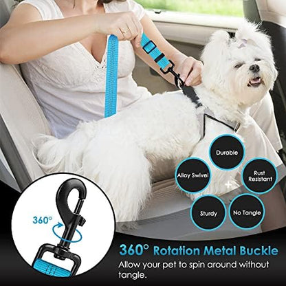 SlowTon Dog Car Seat Belt, 3 in 1 Latch Bar Attachment Dog Safety Seatbelt - Image 3