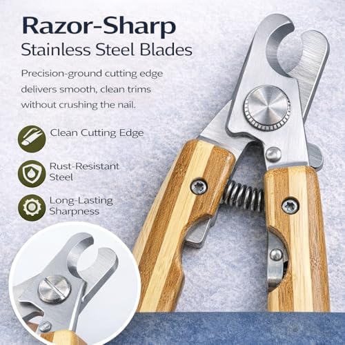 Diamondg Dog Nail Clippers for Big Dogs - Heavy Duty Stainless Steel Blades - Image 3
