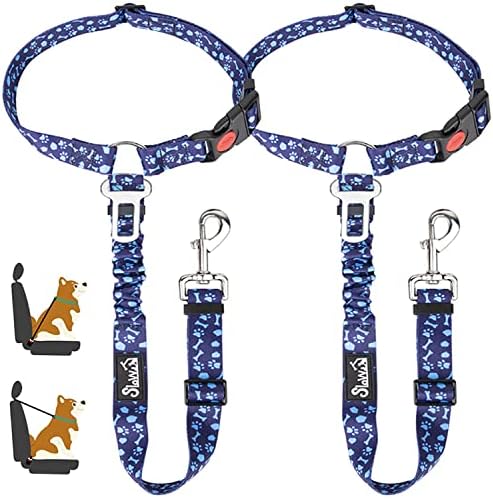 Lukovee Dog Car Seat Belt, 2 Pack, Headrest Restraint by Lukovee