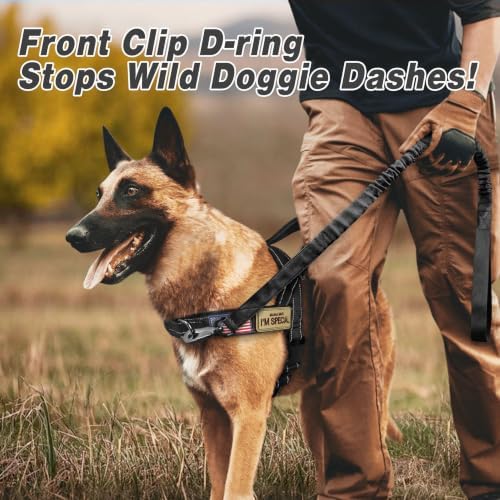Forestpaw No Pull Dog Harness with Large Handle,Comfortable,L,Black - Image 2