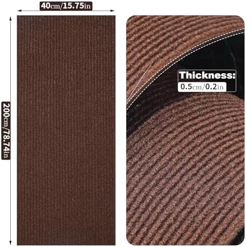 Uranshin Cat Scratching Mat, Trimmable Self-Adhesive Furniture Protectors - Image 2