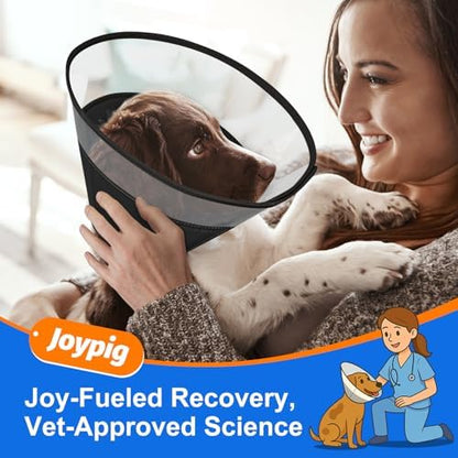 Dog Cone Collar with Soft Padding to Stop Licking, Elizabeth Recovery Collar After Surgery for Large Medium Small Dogs, Comfortable Pet Head Cone Alternative for Neutering Spay Injury(XL) - Image 6
