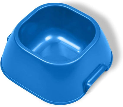 Van Ness Pet Food And Water Bowl, 20 OZ Capacity Plastic Dish For Dogs And Cats, Wide No-Tip Base Prevents Spills