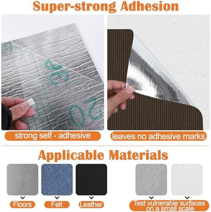Cat Scratch Furniture Protector - 100" x 17" Trimmable Self-Adhesive Cats Claws Scratch Pads, DIY Cat Climbing Couch Protector for Scratch Post Cat Tree Replacement Indoor (Brown) - Image 3