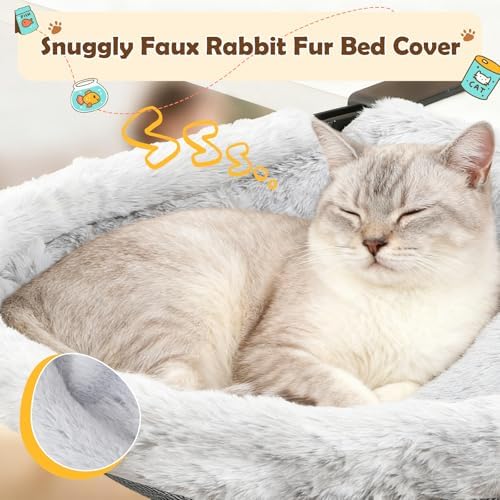 X-Large Cat Desk Bed for Home Office, 19"x15" Spacious Nest - Image 4