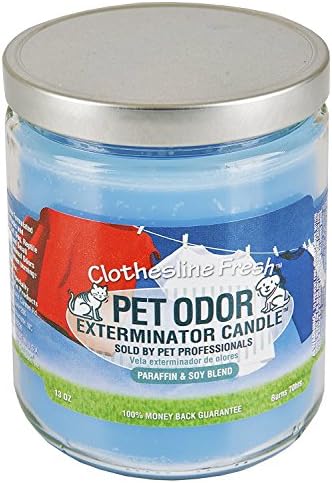 Pet Odor Exterminator Specialty Pet Products Clothesline Fresh 13 Oz Candle, 2-Pack - Image 2
