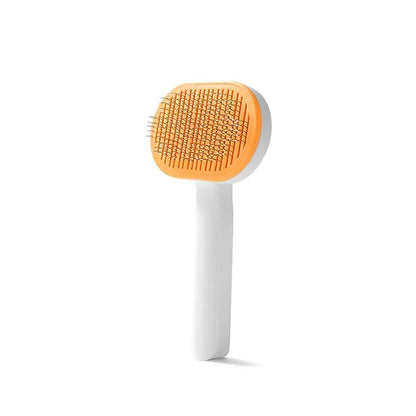 Cat Brush, Dog Brush, Self Cleaning Slide Brush, Pet Grooming, SheddingHair, Fluffy Dog Hair Puppy Kitten, Pet Accessories. (White)