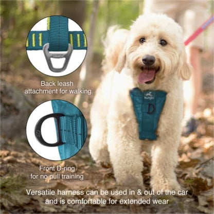 Kurgo Enhanced Strength Tru-Fit Smart Harness, Ink Blue, Large - Image 4