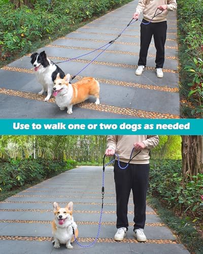 PetBonus Rope Double Dog Leash, No Tangle Dual Leash for Walking Two Dogs - Image 5