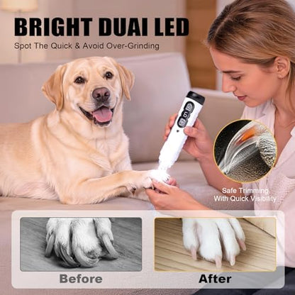 Quiet Dog Nail Grinder, Safe and Low-Stress for Sensitive Dogs and Cats - Image 6
