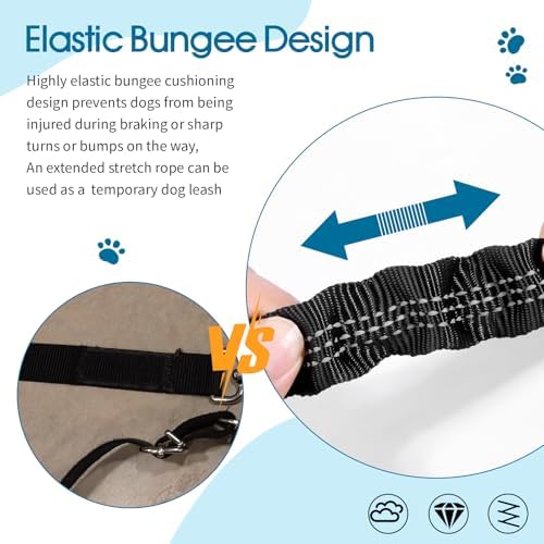 Dog Set Belt for Car Adjustable Dog Seatbelts for Vehicle - Image 6