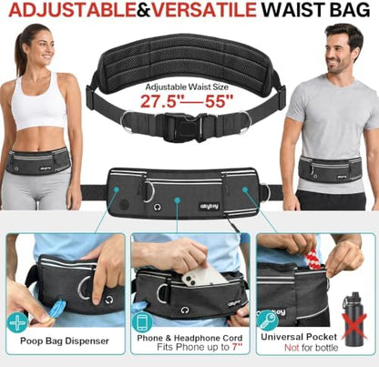 Hands Free Dog Leash, 240LB Heavy Duty Retractable with Fanny Pack - Image 6